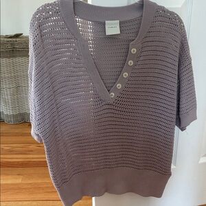 Varley Women's Mauve V-Neck Sweater